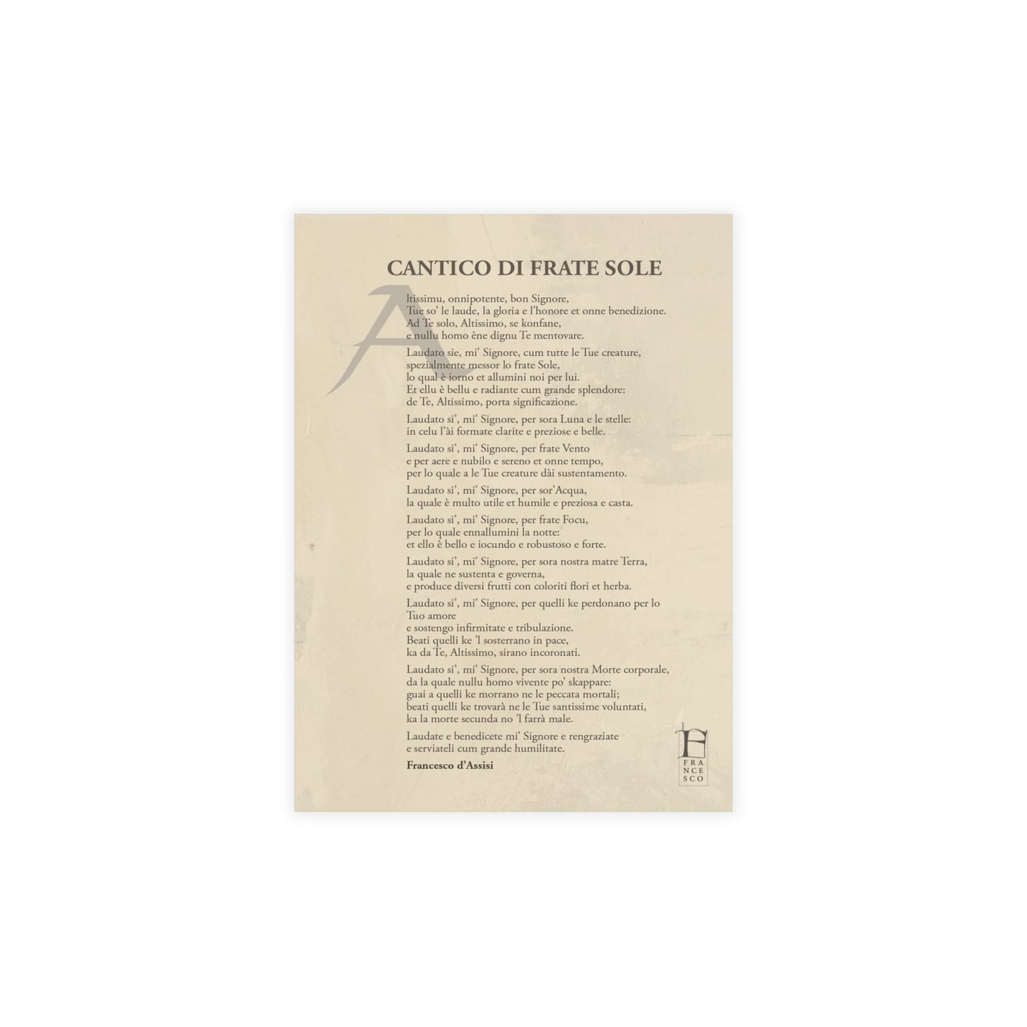 Canticle Postcard Bundles in Italian (envelopes not included)