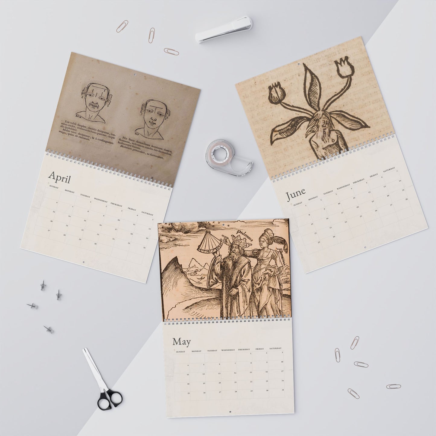 Calendario manoscritto francescano