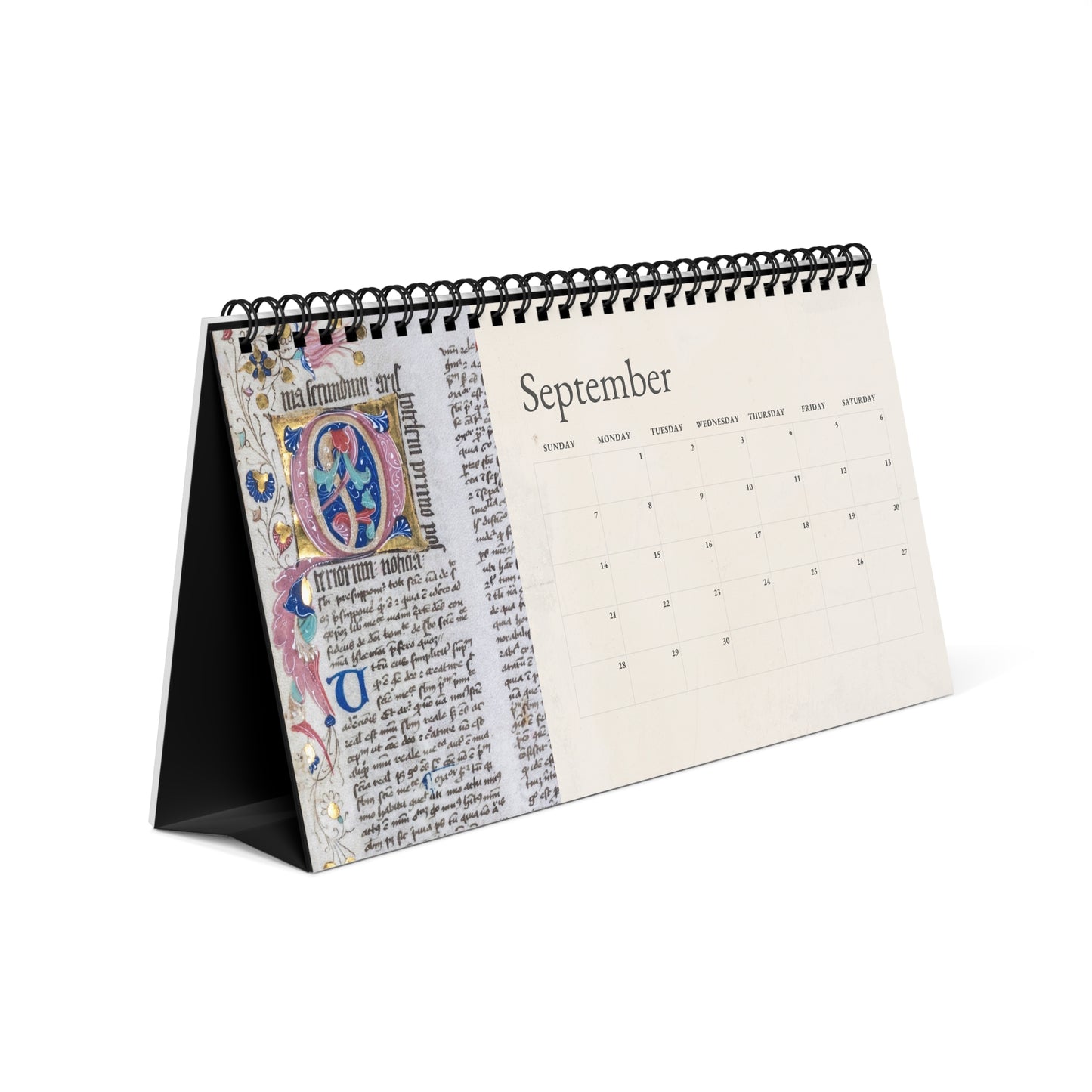 Calendario da tavolo manoscritto francescano