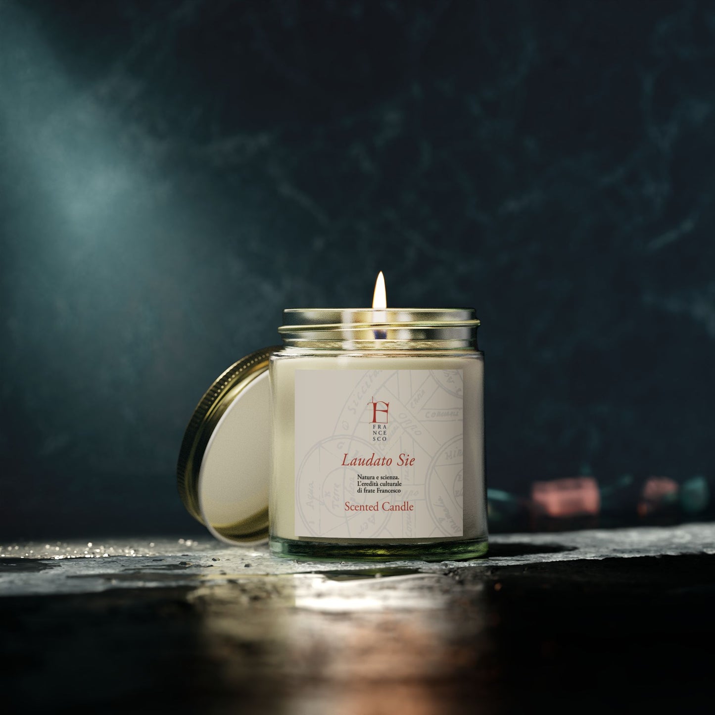 Laudato Sie Scented Candle - Coconut Apricot Wax