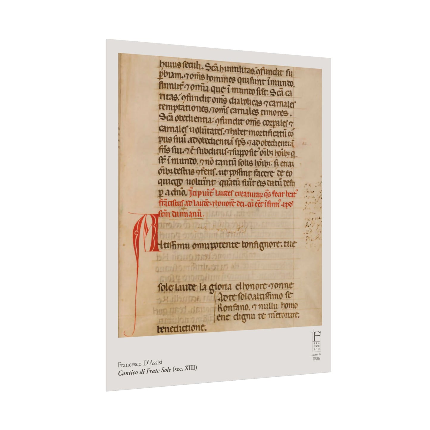 Beauty of the Canticle Rolled Poster