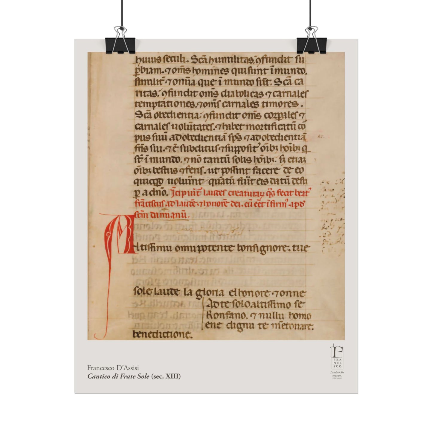 Beauty of the Canticle Rolled Poster