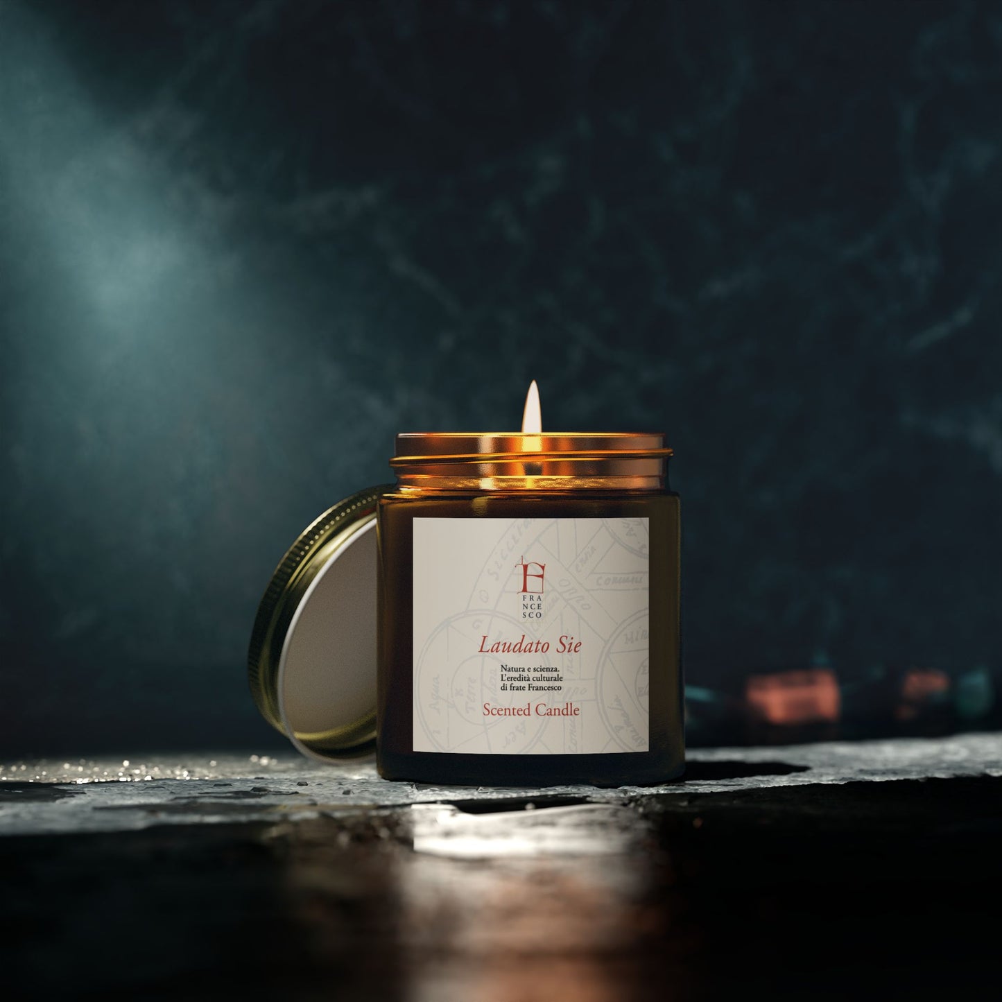 Laudato Sie Scented Candle - Coconut Apricot Wax