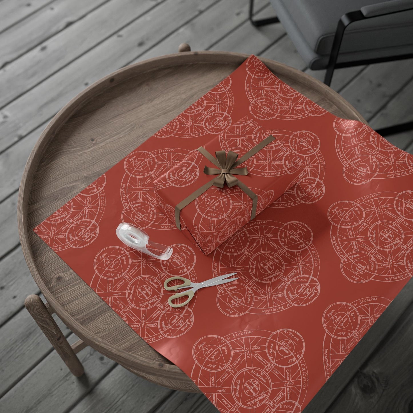Alchemical Symbol Holiday Wrapping Paper