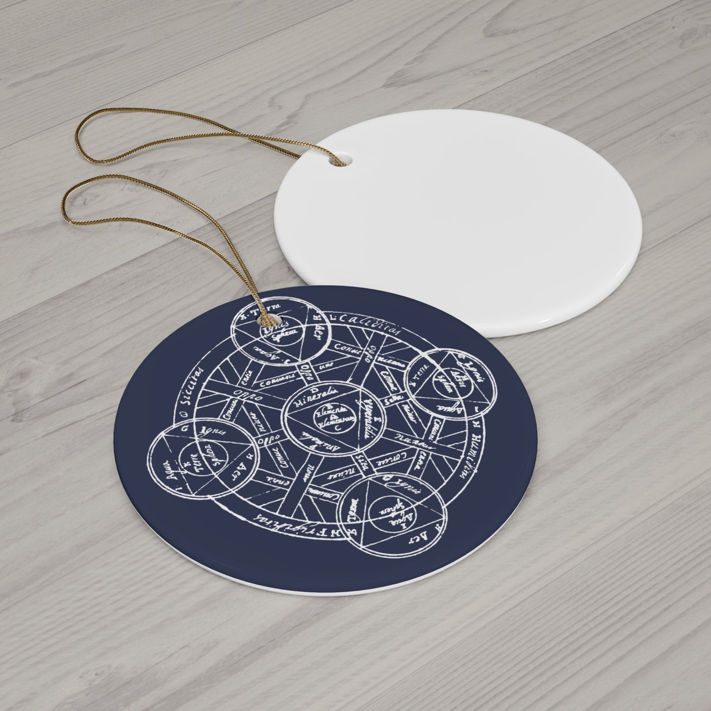 Alchemy Ceramic Ornaments - Blue