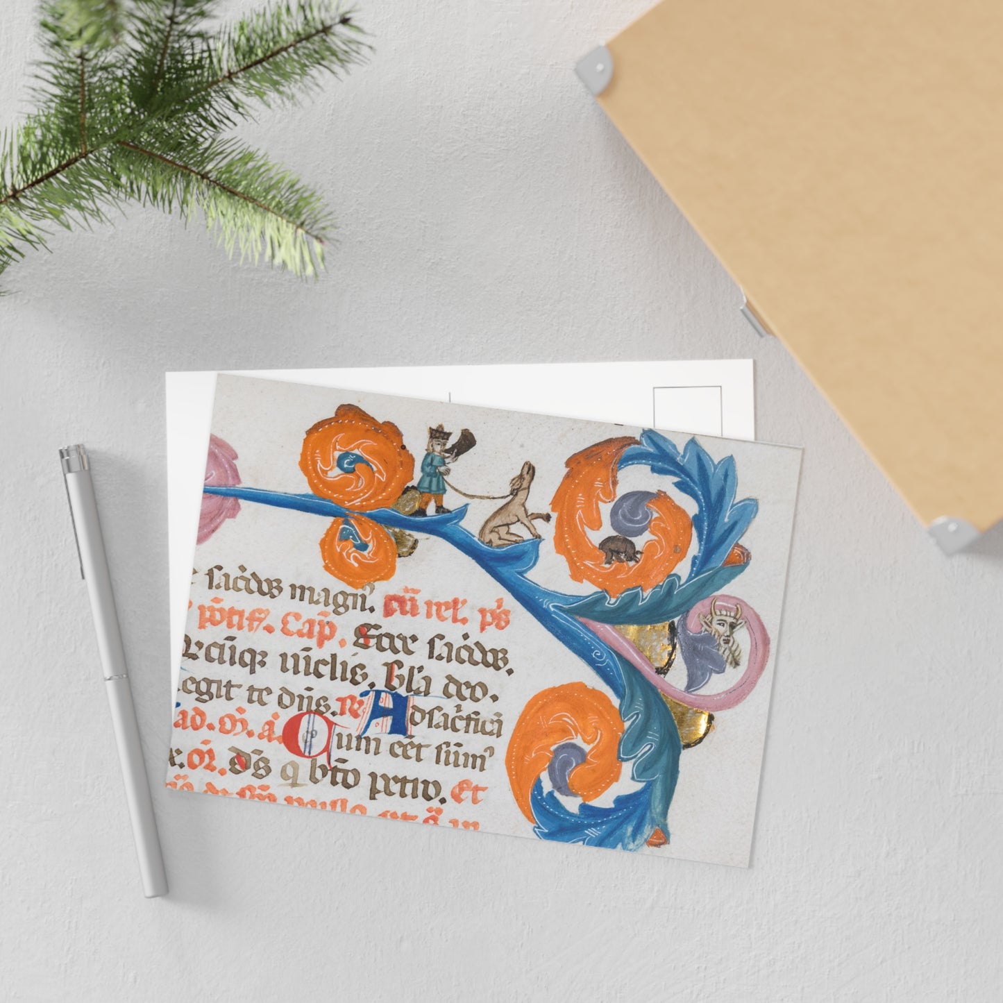 Hues of the Manuscripts Postcard