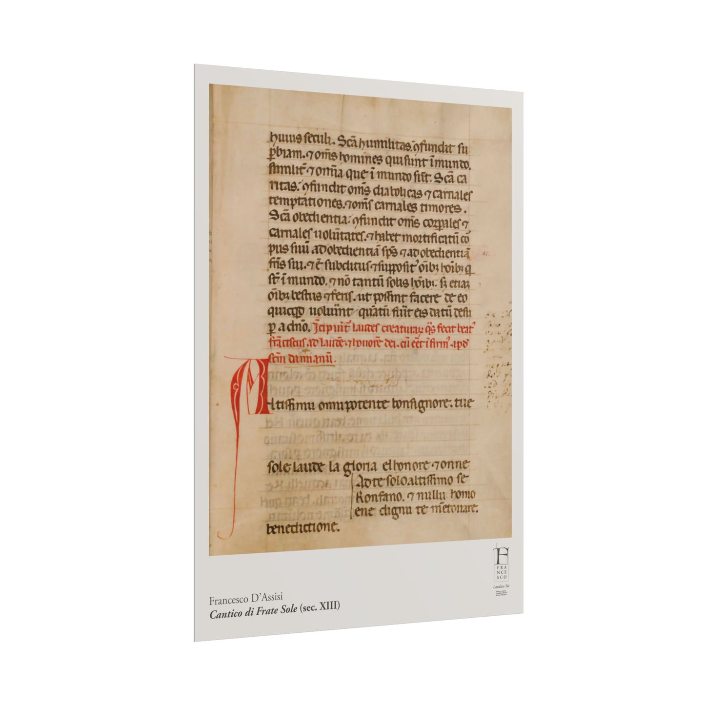 Beauty of the Canticle Rolled Poster