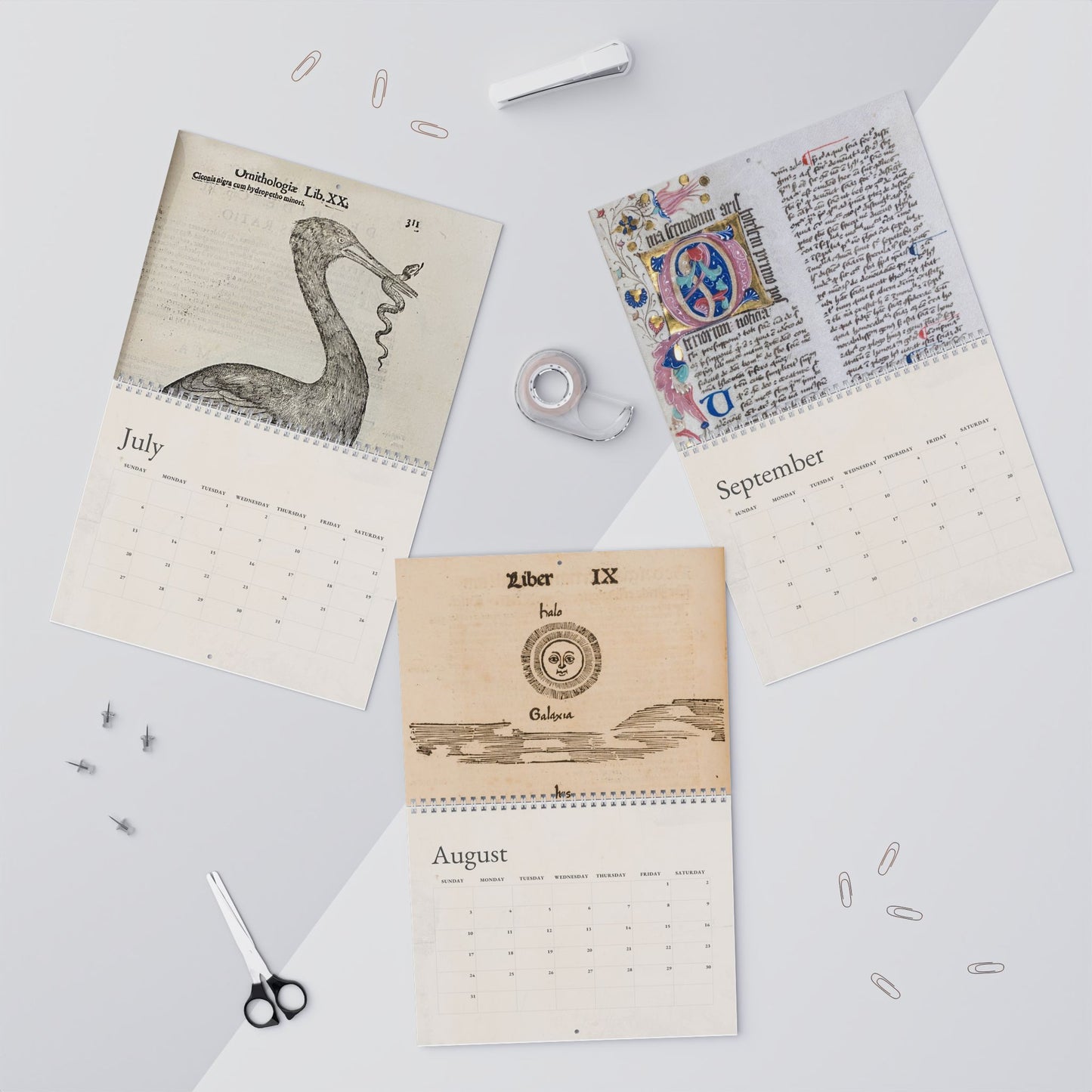 Calendario manoscritto francescano