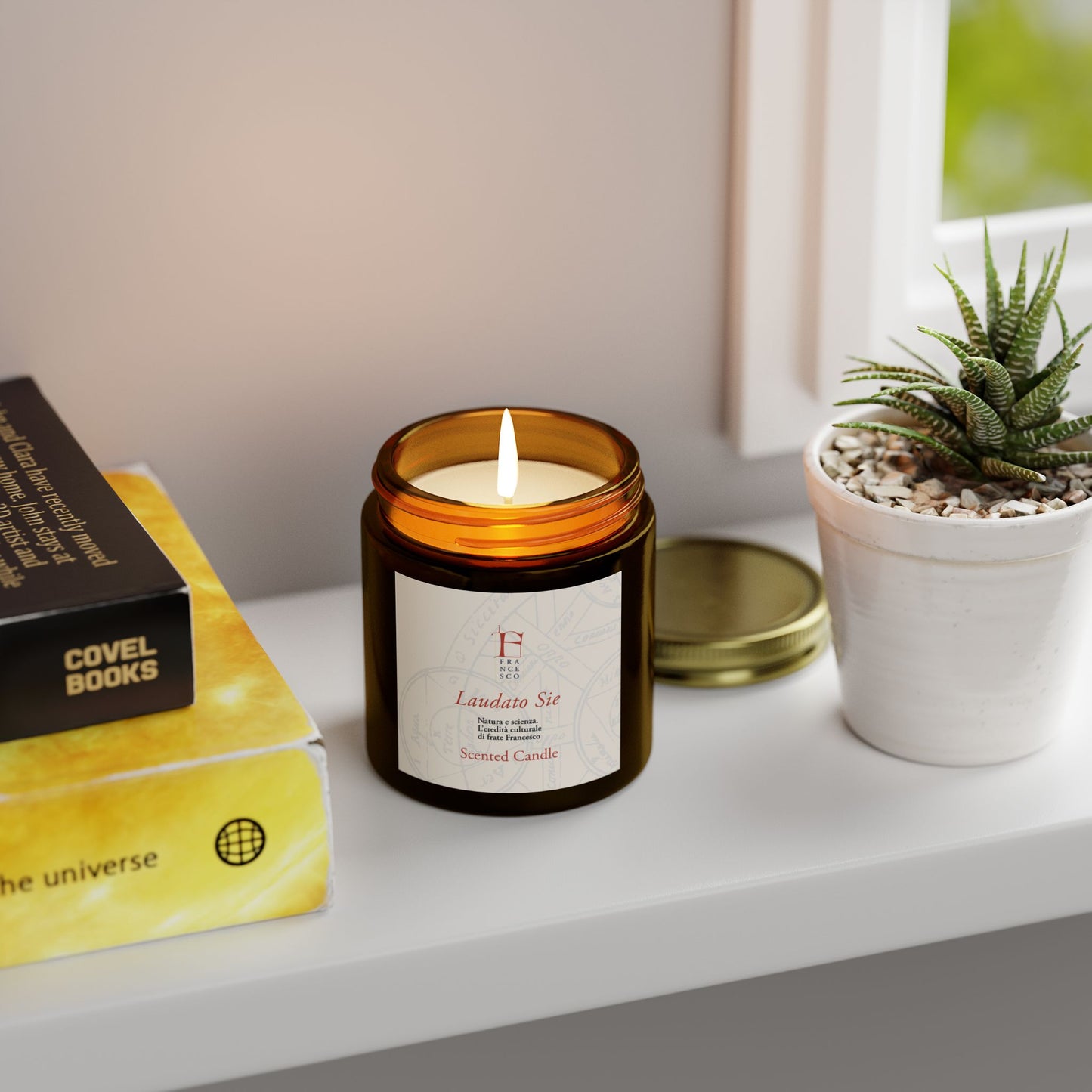 Laudato Sie Scented Candle - Coconut Apricot Wax