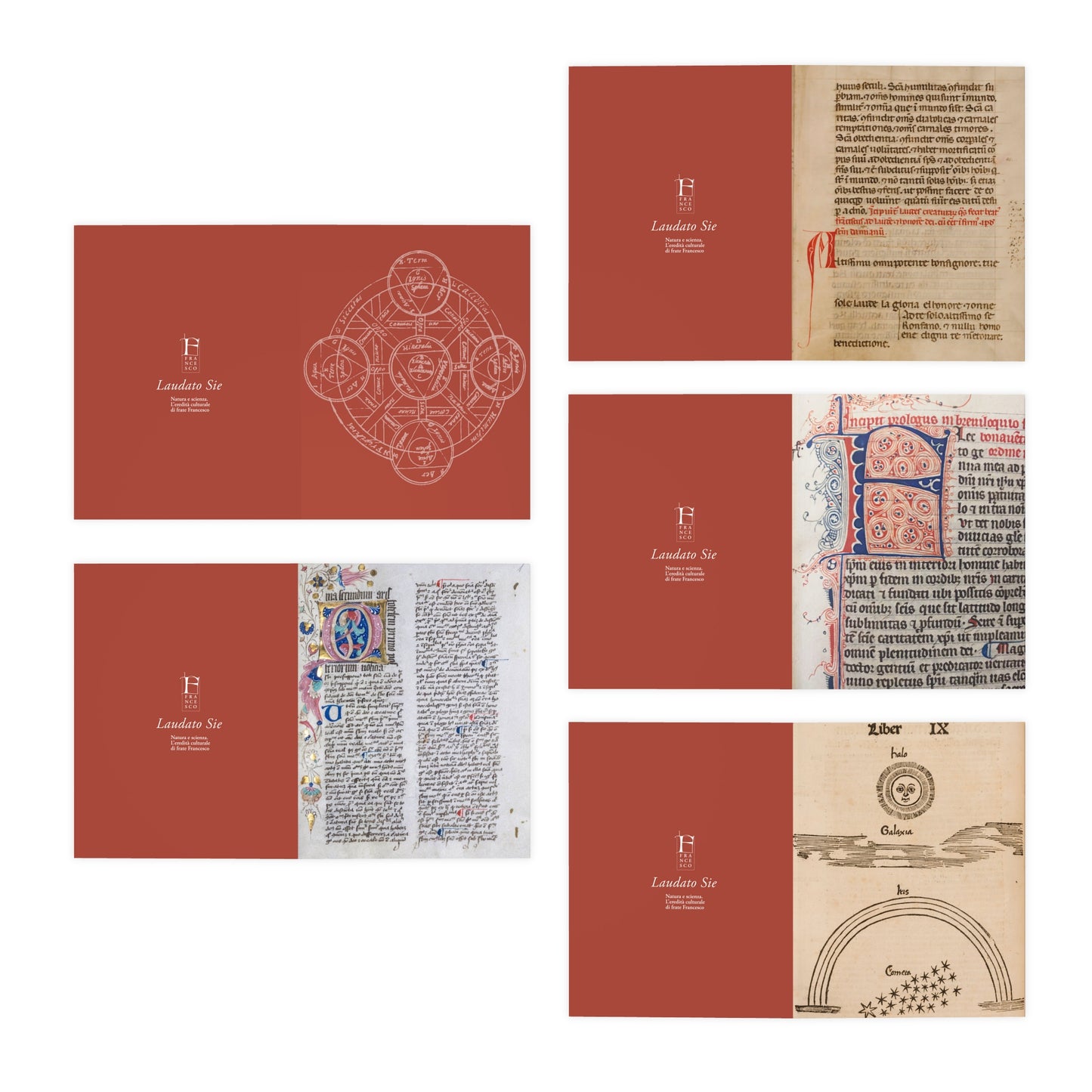 Biglietti di auguri multi-design (confezione da 5)