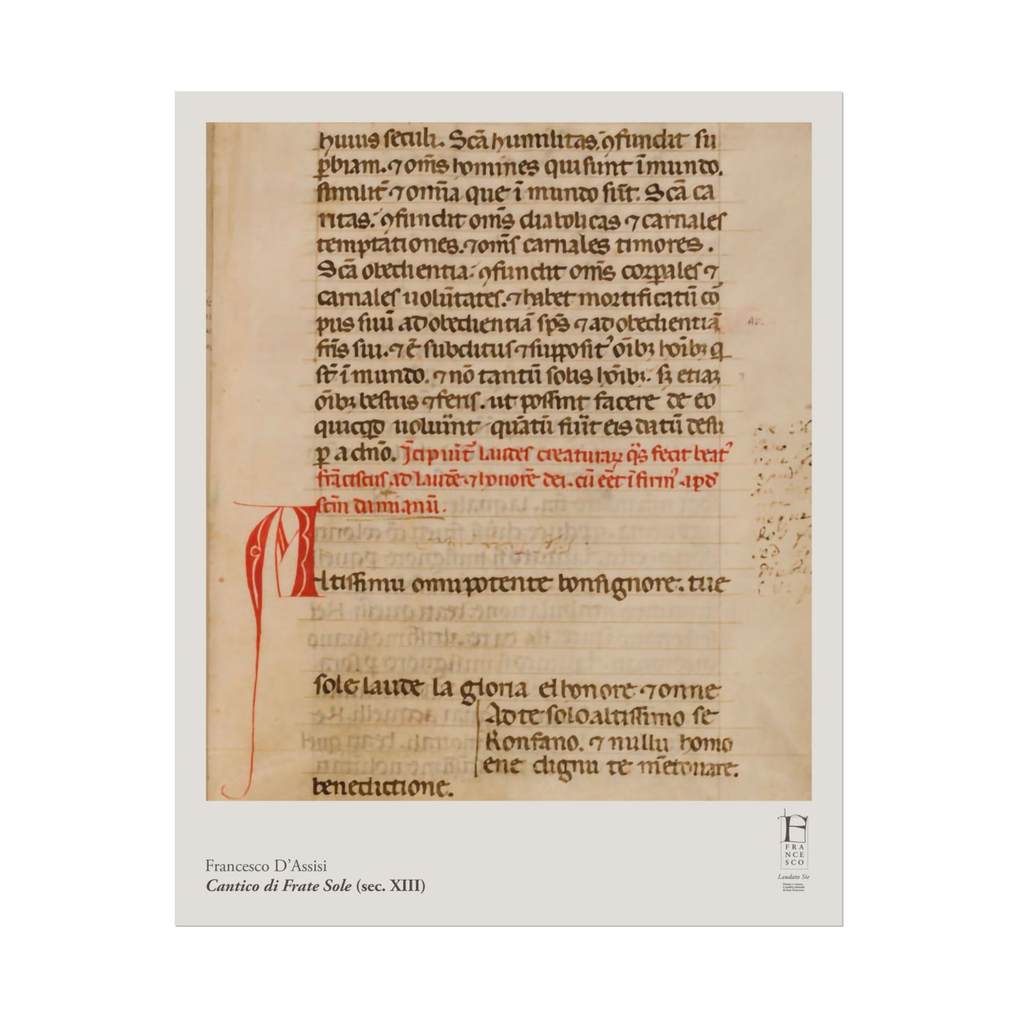 Beauty of the Canticle Rolled Poster