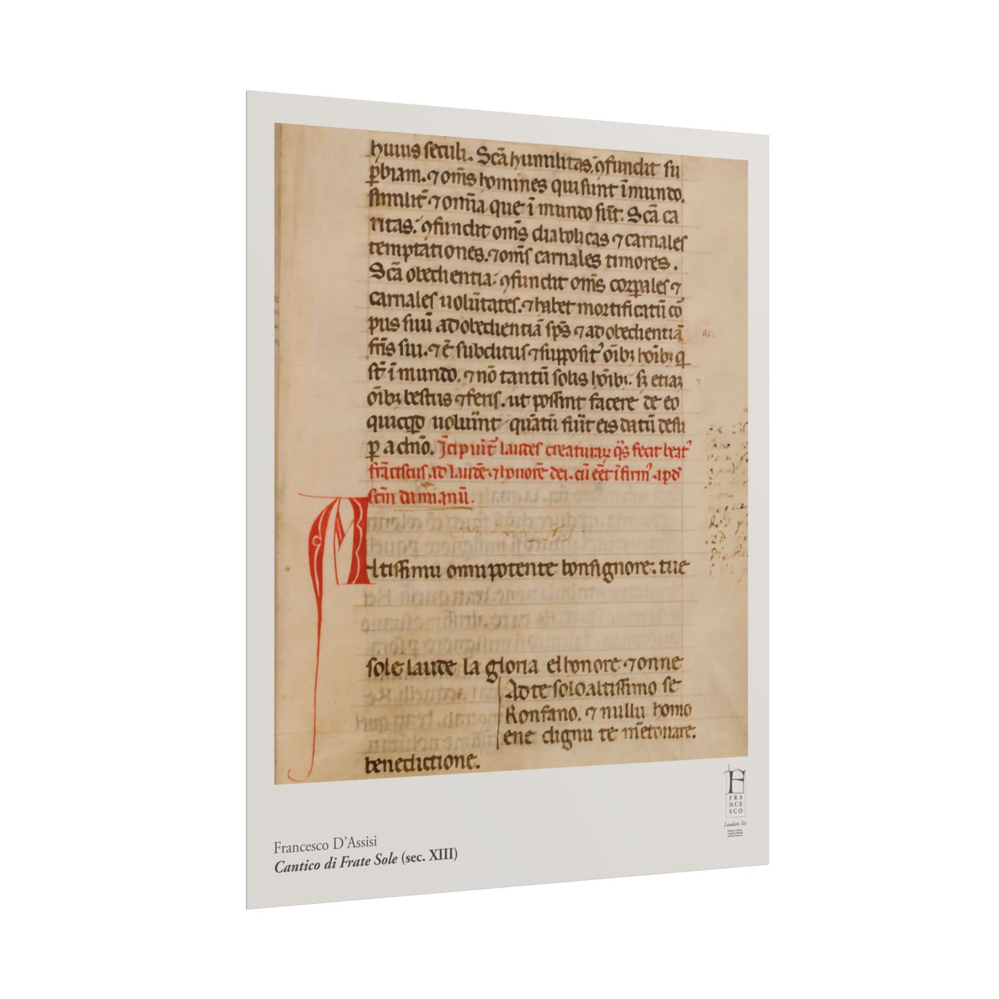 Beauty of the Canticle Rolled Poster