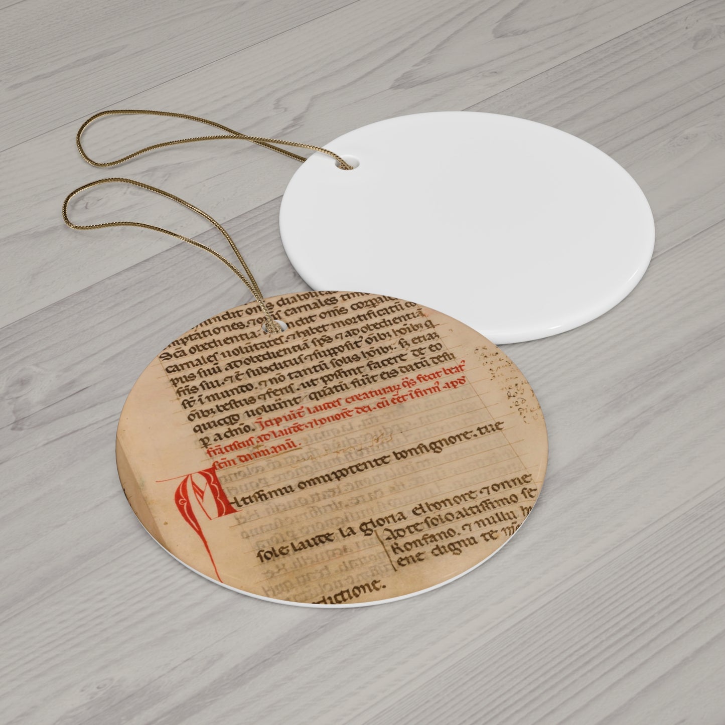 Beauty of the Canticle Ceramic Ornament
