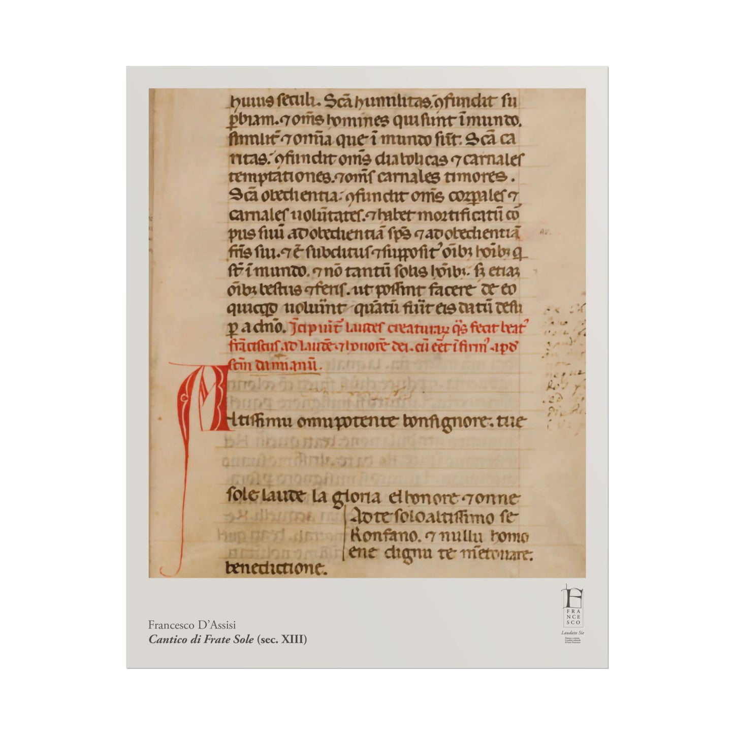 Beauty of the Canticle Rolled Poster