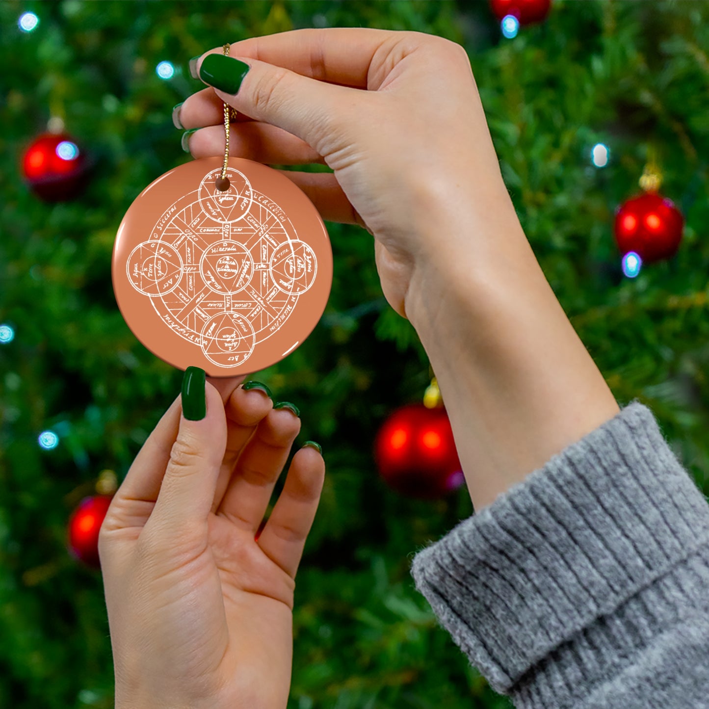 Alchemy Ceramic Ornaments - Orange