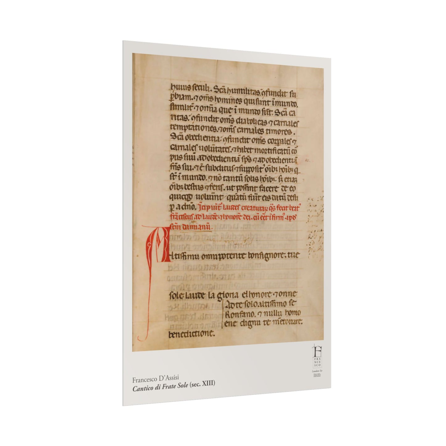 Beauty of the Canticle Rolled Poster