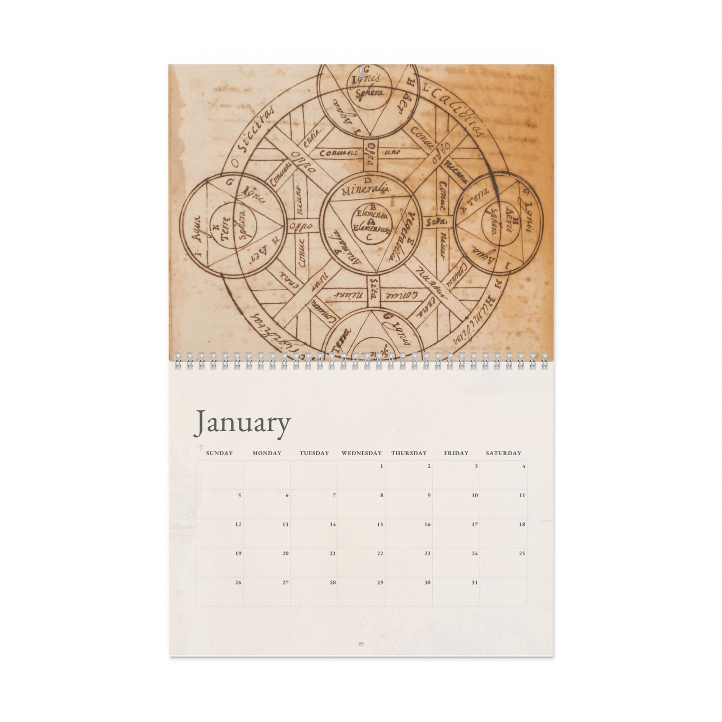 Calendario manoscritto francescano