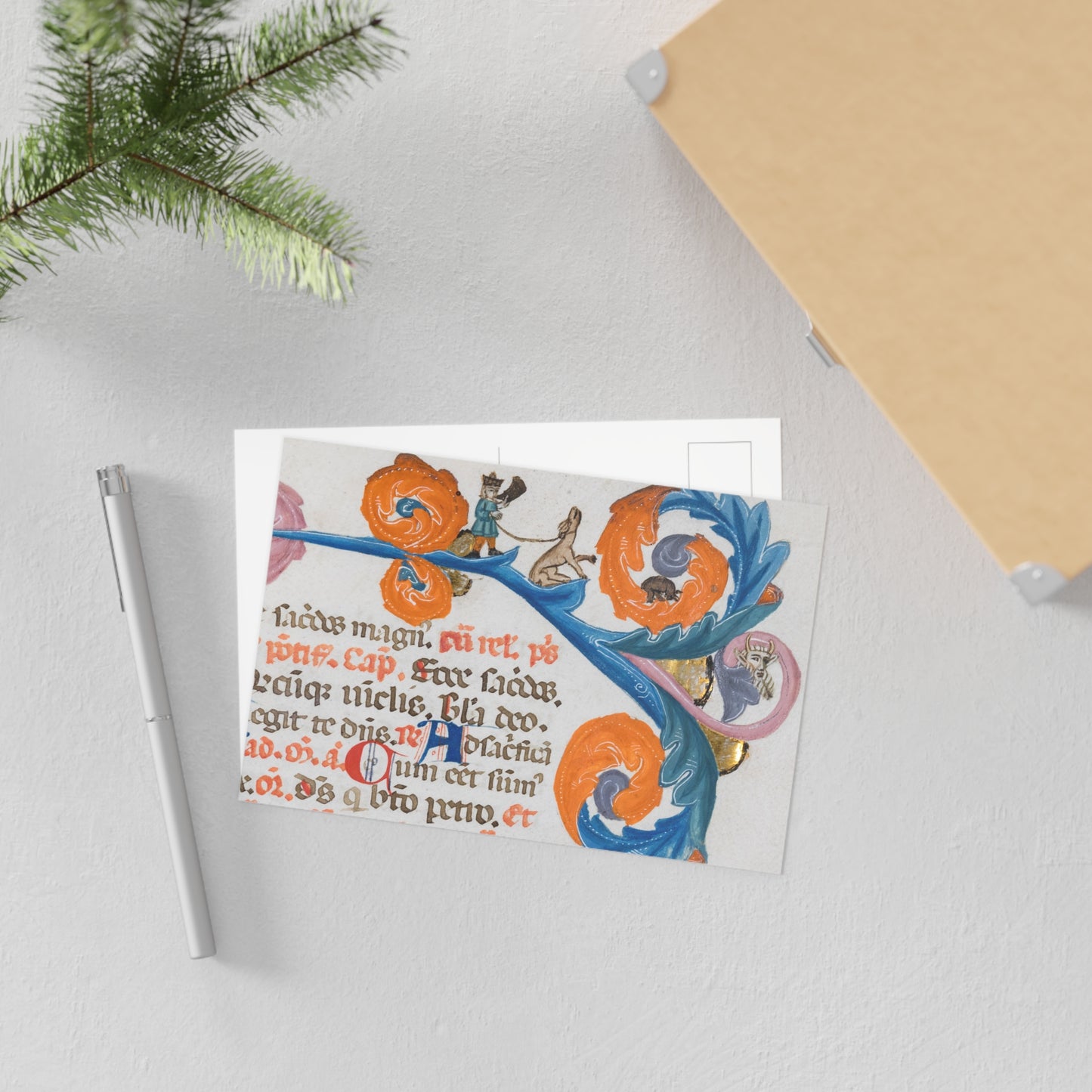 Hues of the Manuscripts Postcard