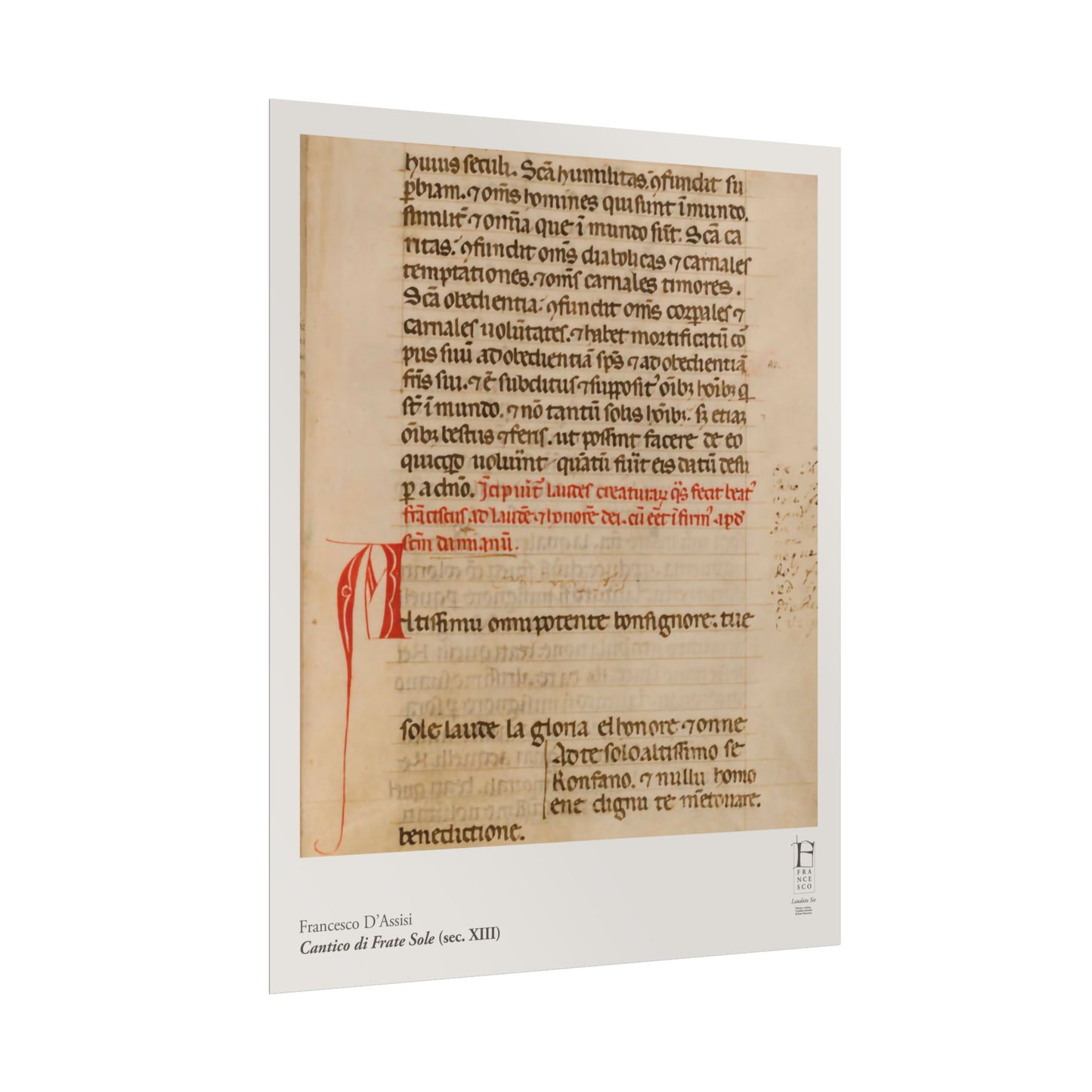 Beauty of the Canticle Rolled Poster