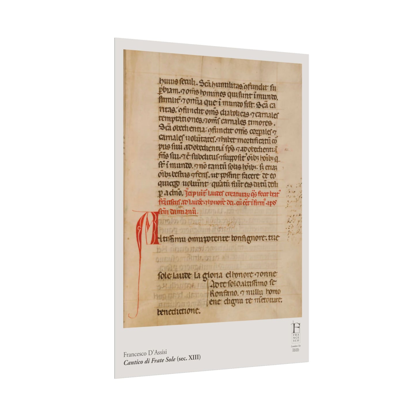 Beauty of the Canticle Rolled Poster