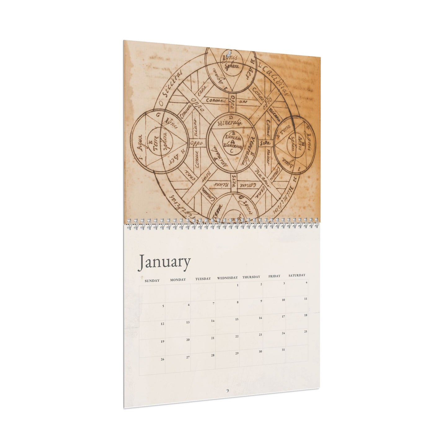 Calendario manoscritto francescano