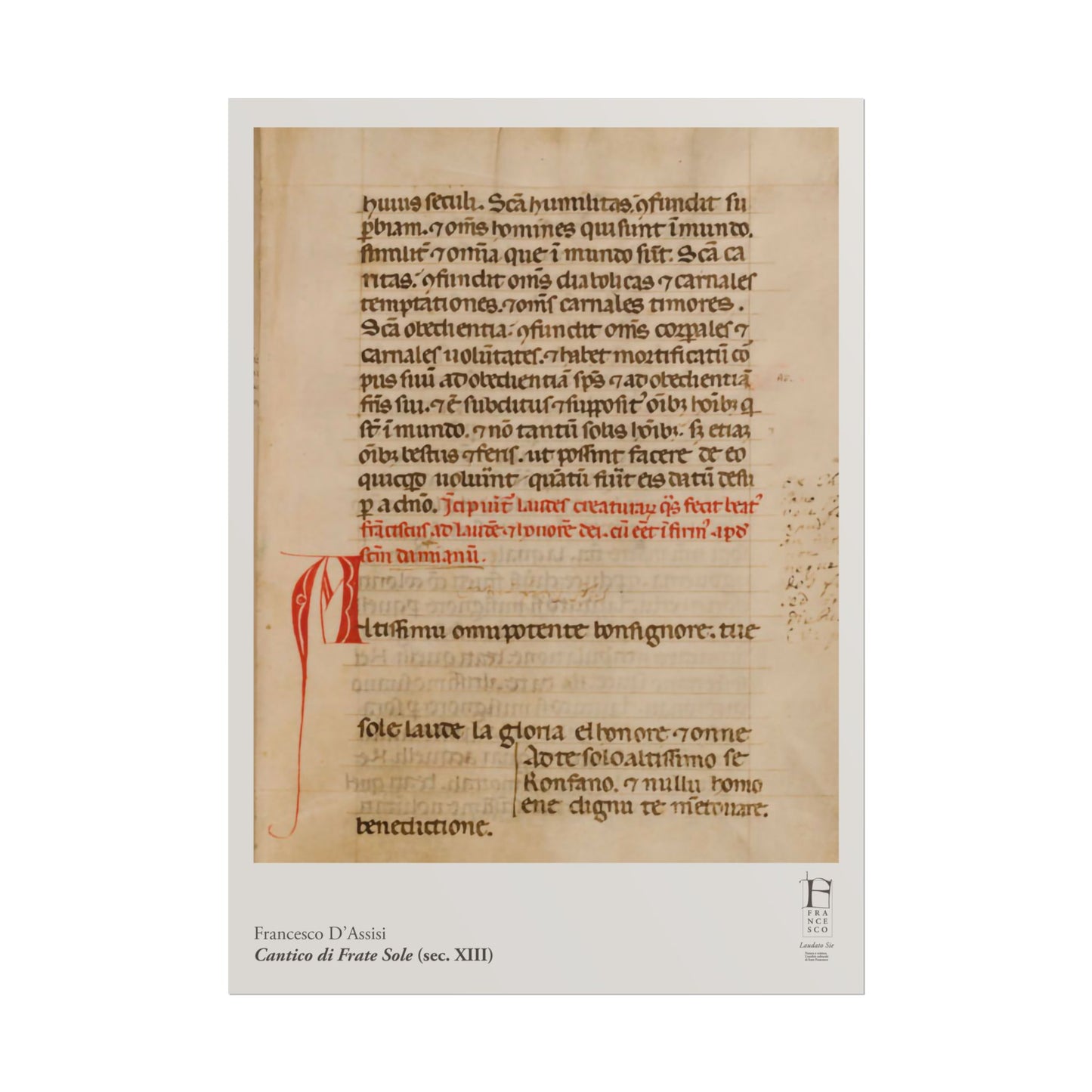 Beauty of the Canticle Rolled Poster