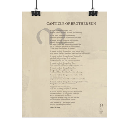 Canticle of Brother Sun - Poster