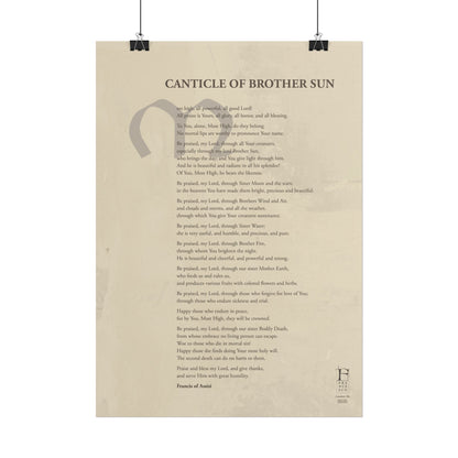 Canticle of Brother Sun - Poster