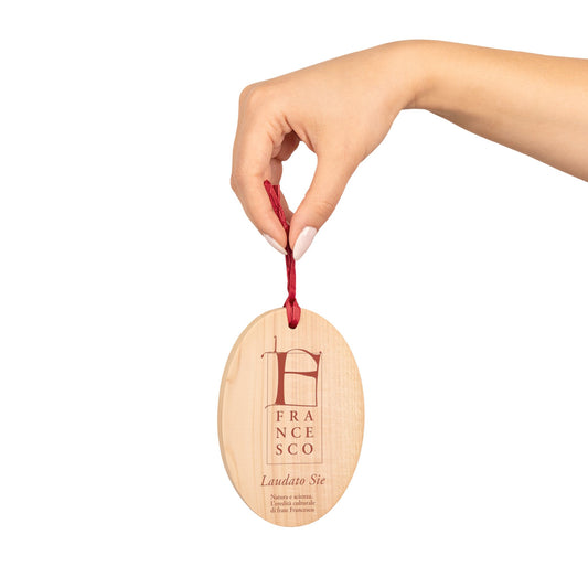 Laudato Sie Wooden Ornaments