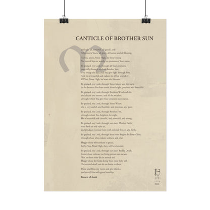 Canticle of Brother Sun - Poster