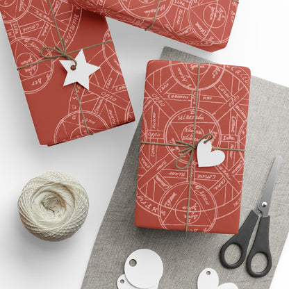 Alchemical Mandala Holiday Wrapping Paper