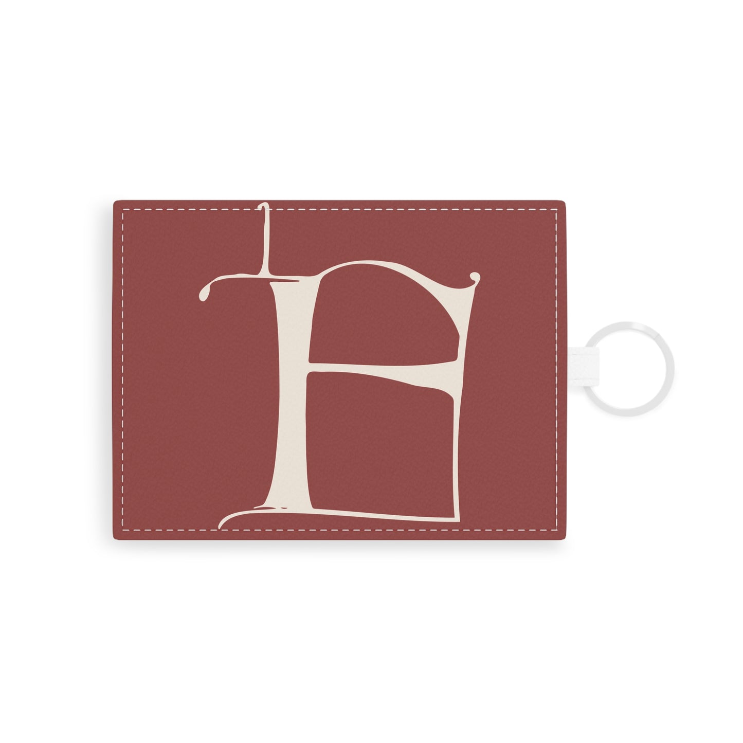 Laudato Sie Leather Card Holder