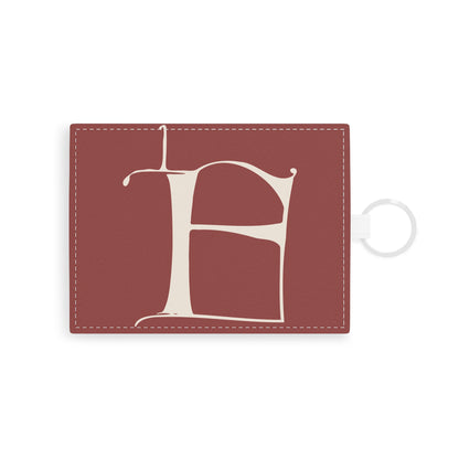 Laudato Sie Leather Card Holder