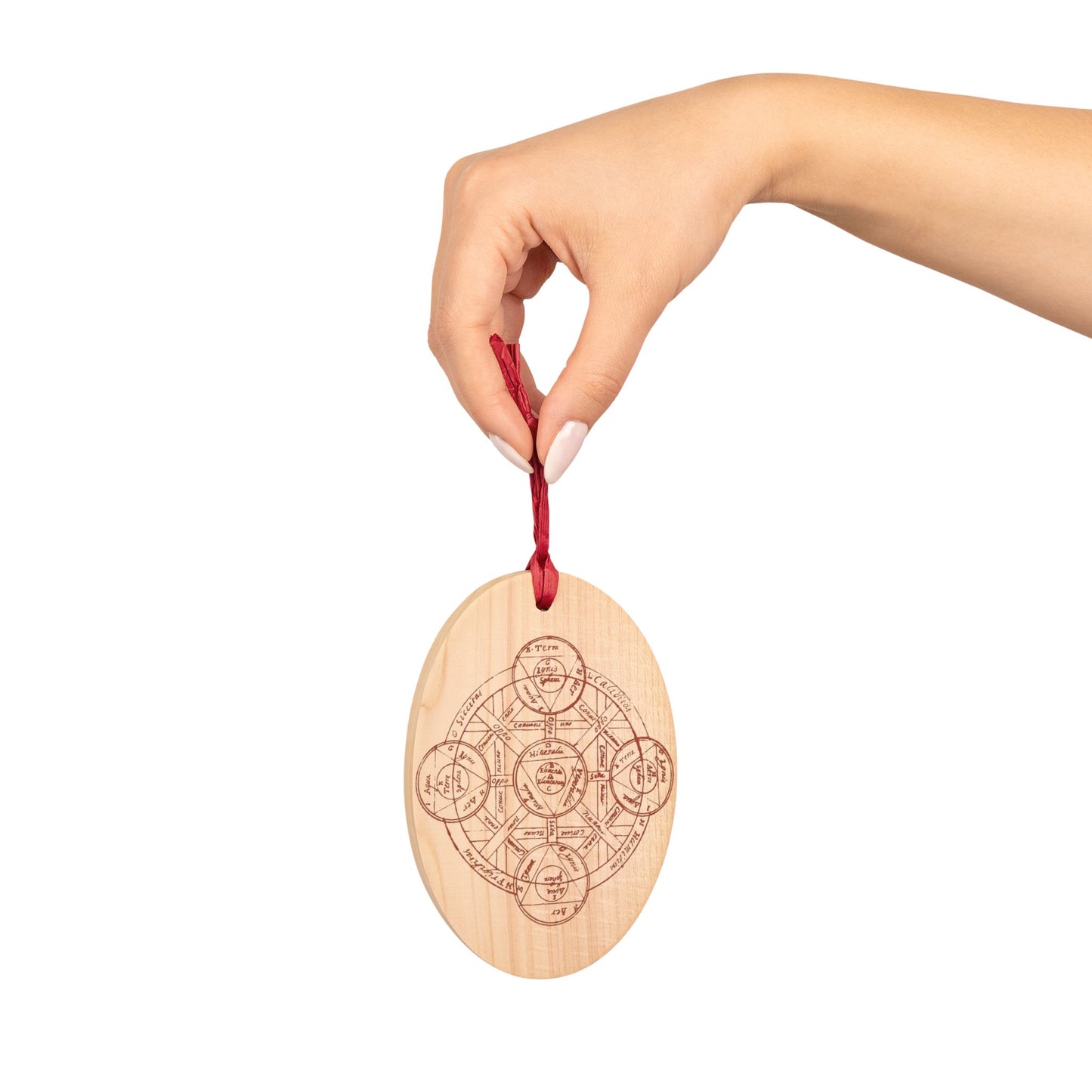 Alchemical Wooden Ornaments