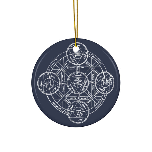 Alchemy Ceramic Ornaments - Blue