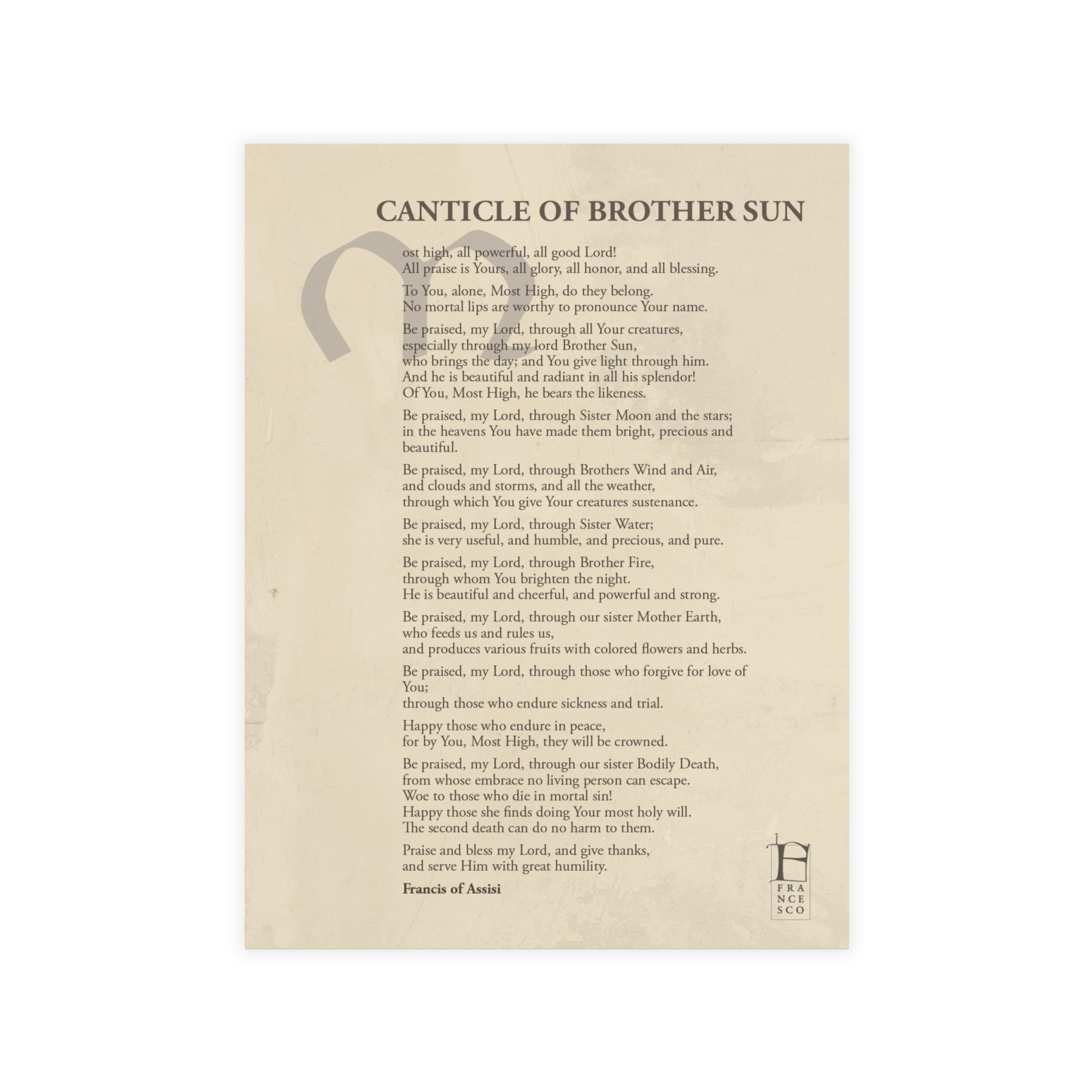 Canticle Postcard Bundles in English (envelopes not included) – Italian ...