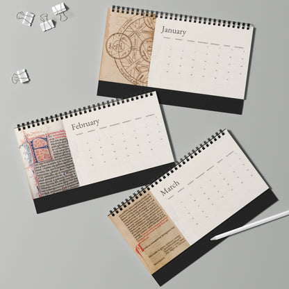 Franciscan Manuscript Desk Calendar