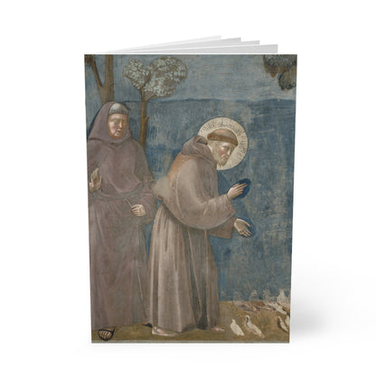 Quaderno con copertina morbida della leggenda francescana di Giotto