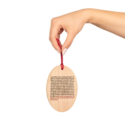 Canticle Wooden Ornaments